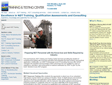 Tablet Screenshot of ndt-training.org